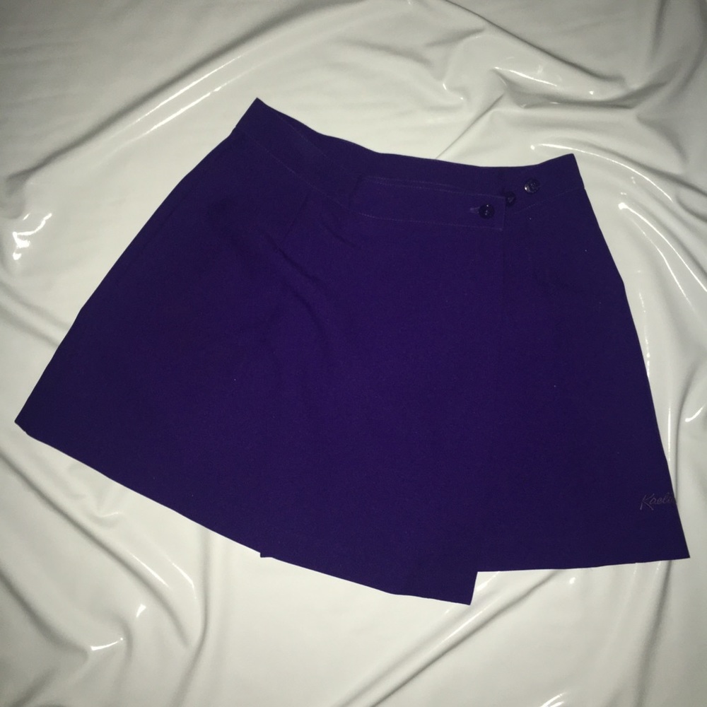 Purple Y2K tennis skirt